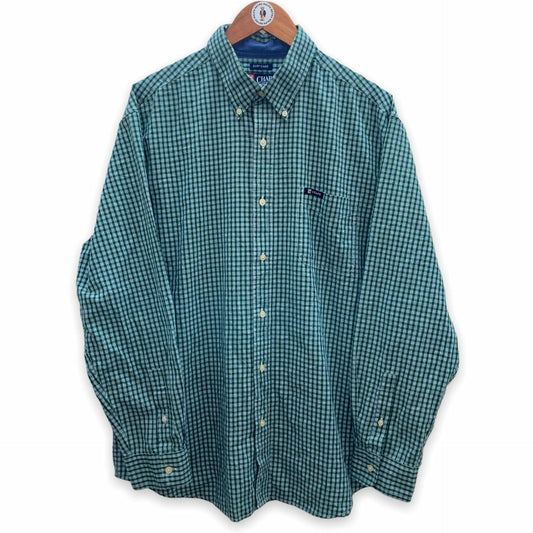 Checkered Green Chaps Ralph Lauren Shirt