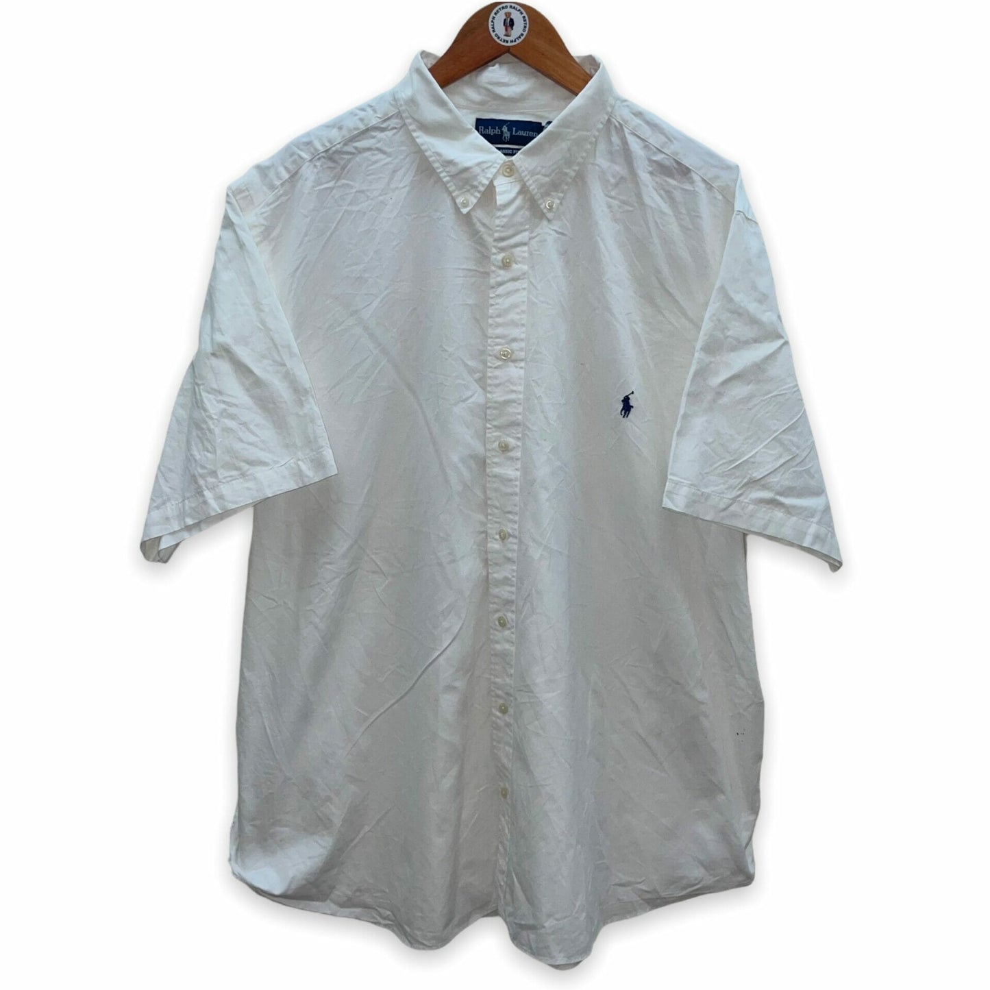 Short Sleeve White Ralph Lauren Shirt