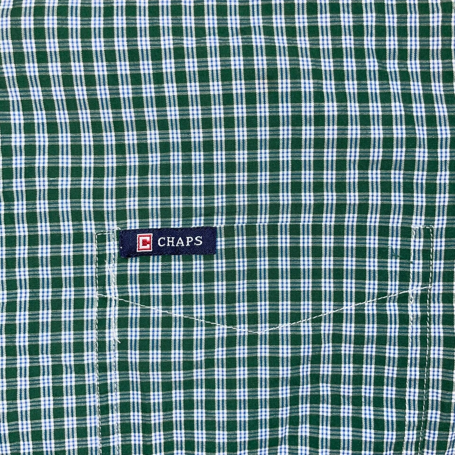 Checkered Green Chaps Ralph Lauren Shirt