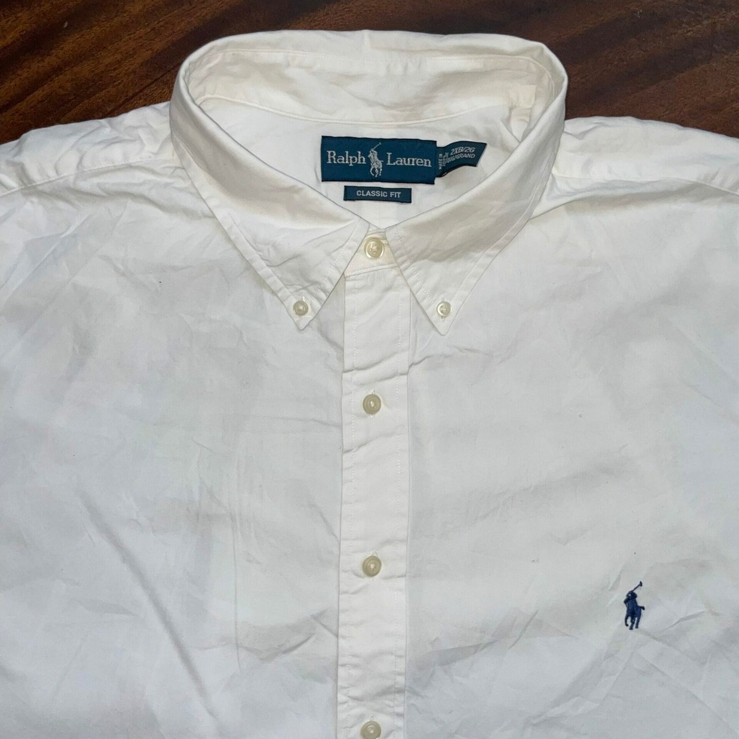 Short Sleeve White Ralph Lauren Shirt