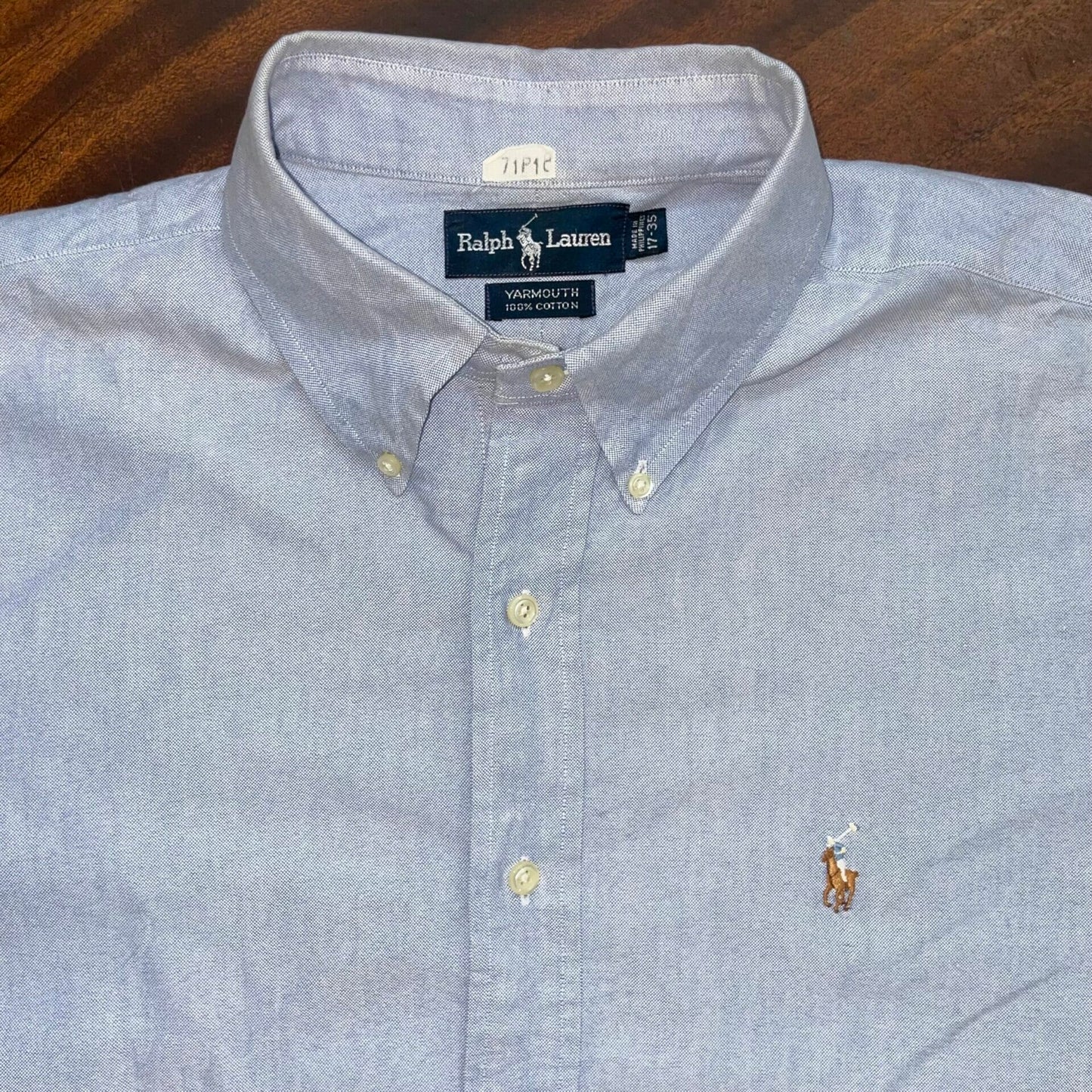 Blue Ralph Lauren Oxford Shirt