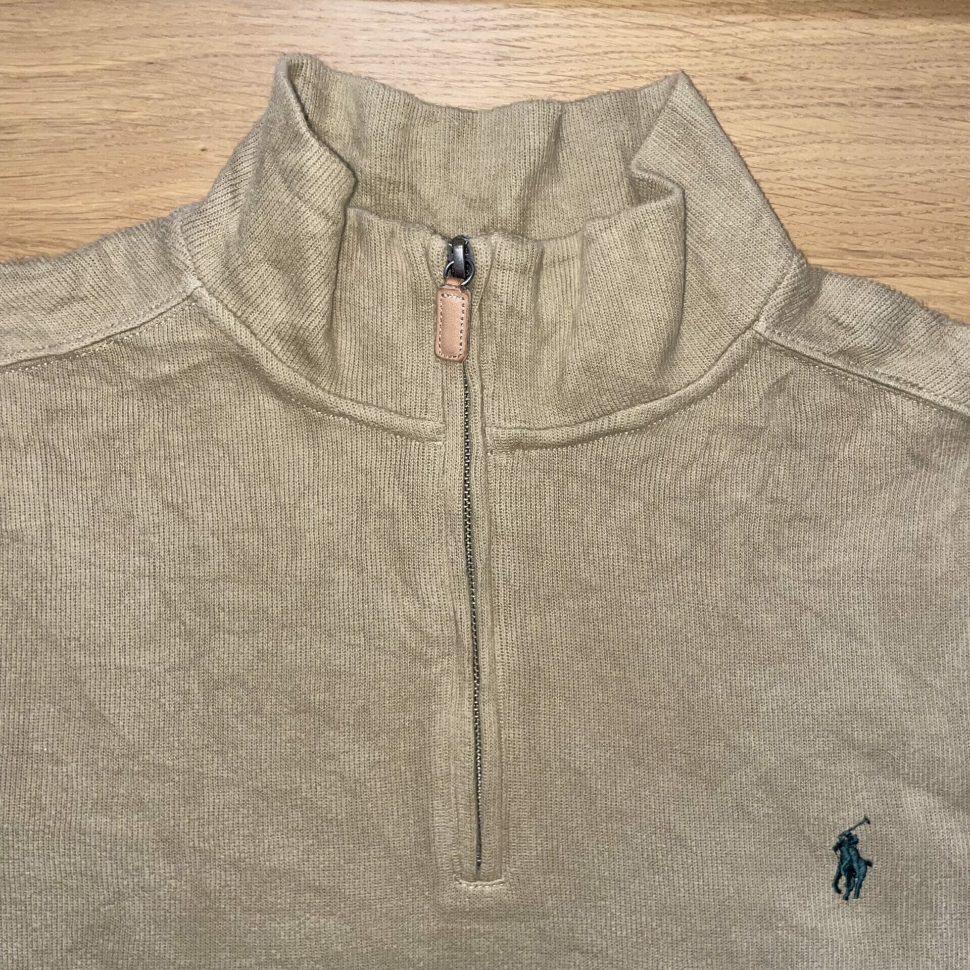 Beige Tan Quarterzip