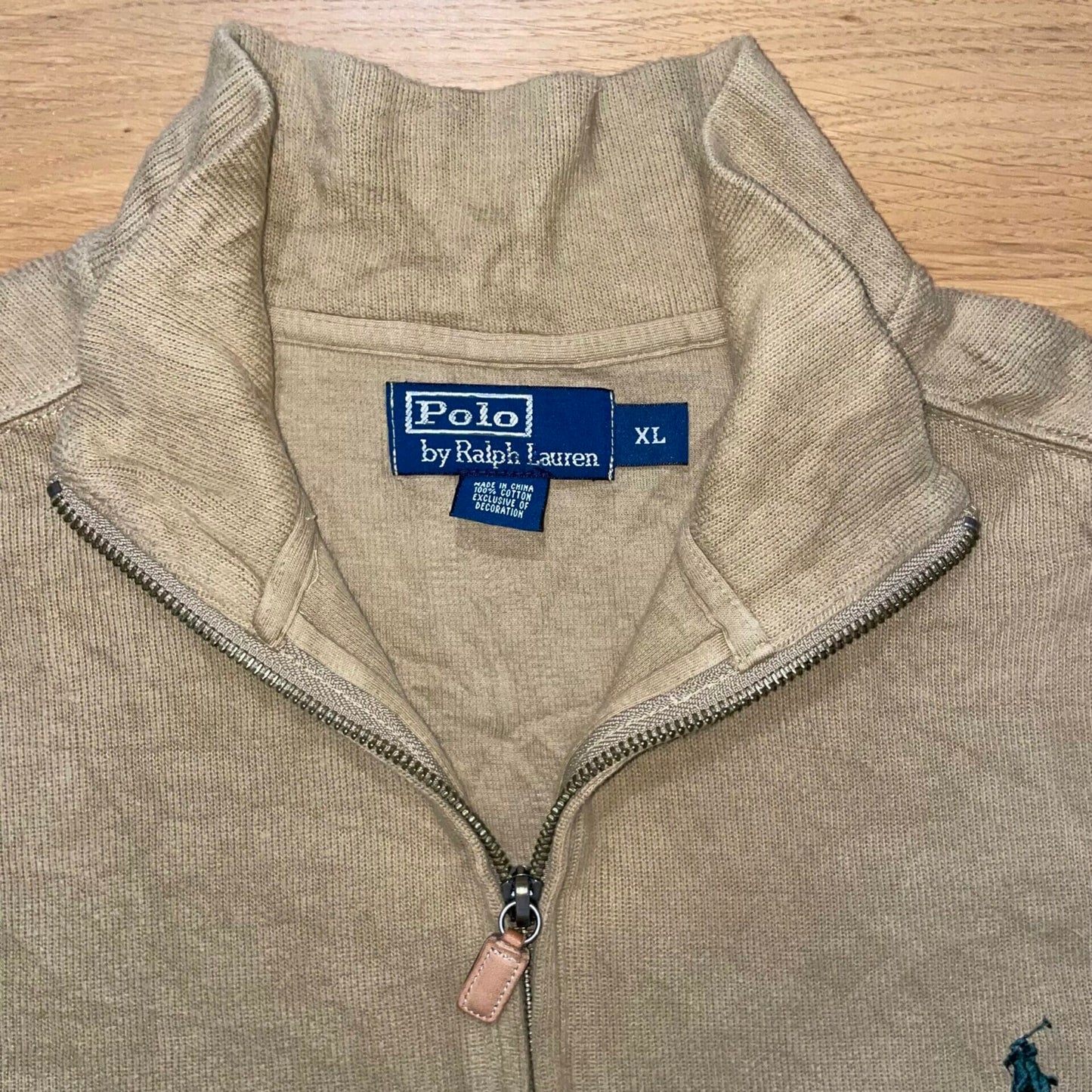 Beige Tan Quarterzip