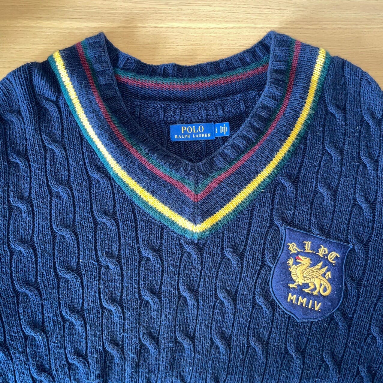 Navy Blue Cricket Jumper