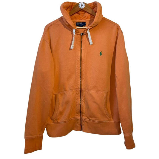 Orange Zip Up Hoodie