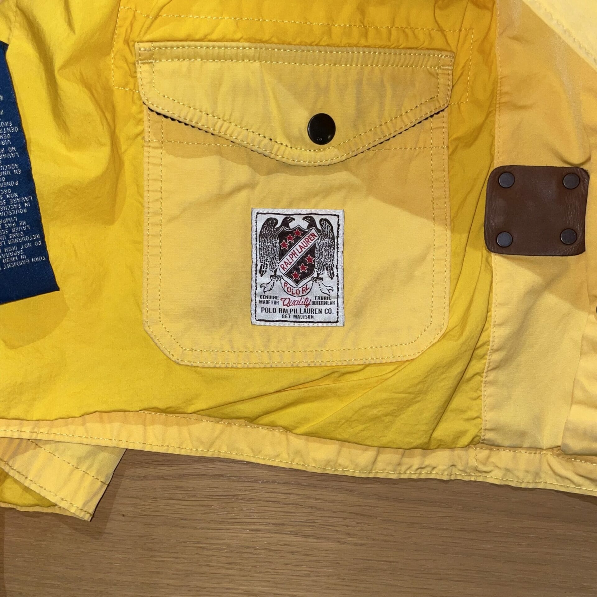 Yellow Fisherman Fireman Cotton Jacket