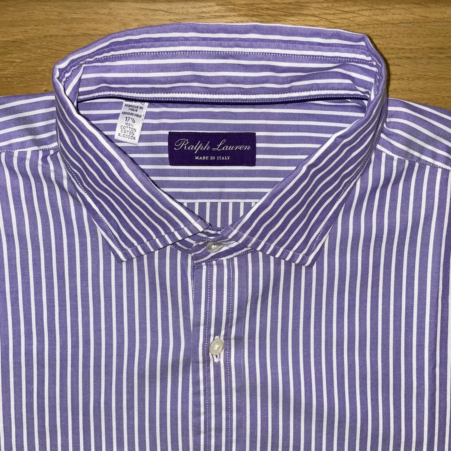 Purple Label Striped Dress Shirt