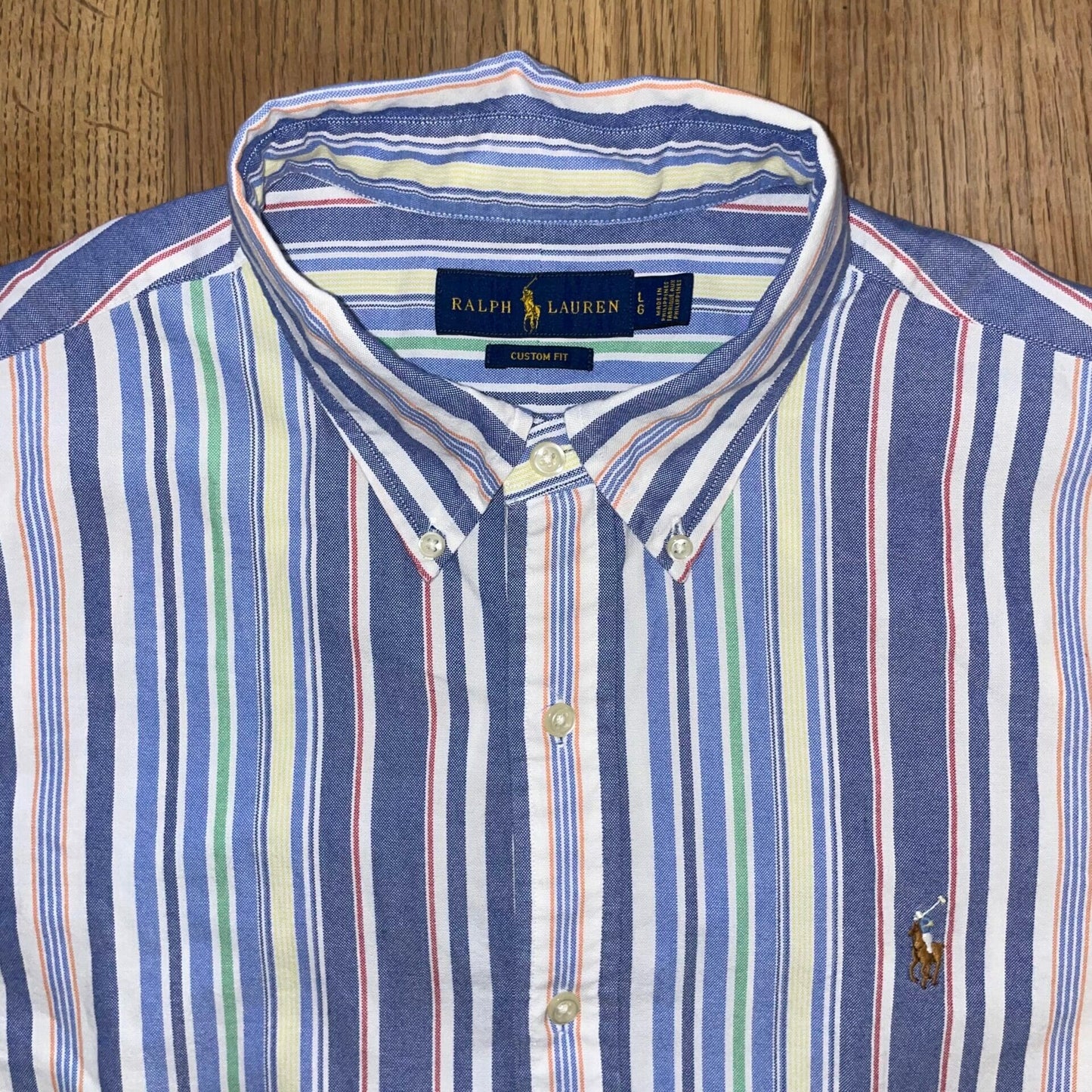 Multicolour Striped Oxford Shirt