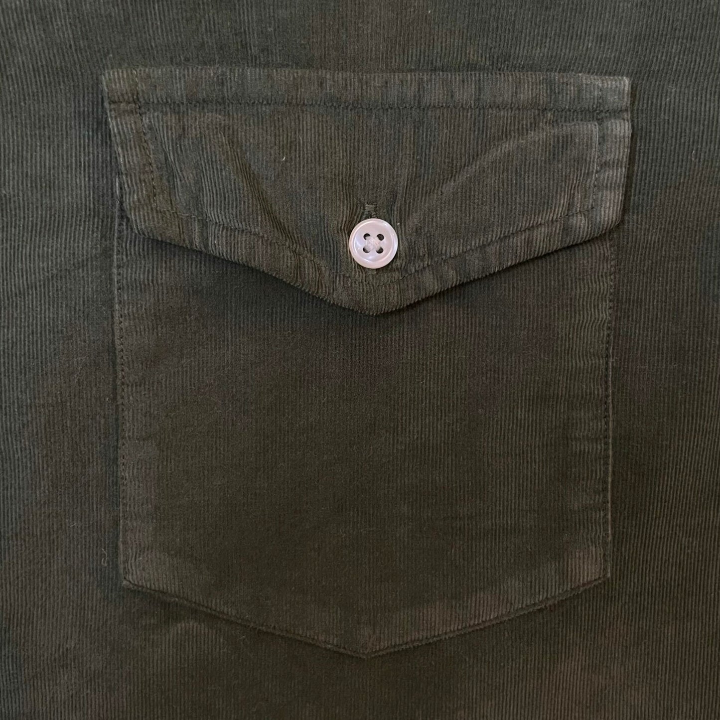 Dark Green Ralph Lauren Corduroy Shirt