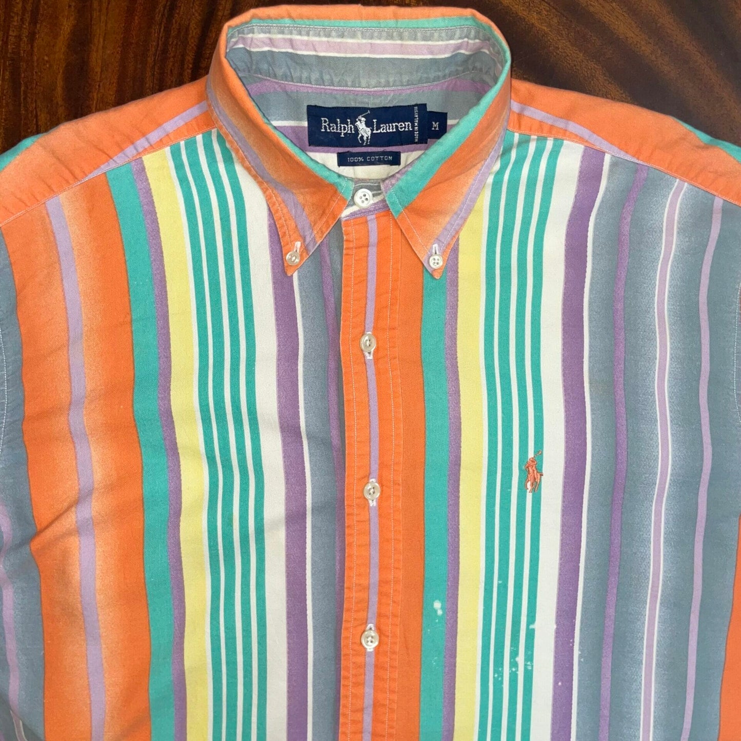 Multi Colour Striped Oxford Shirt