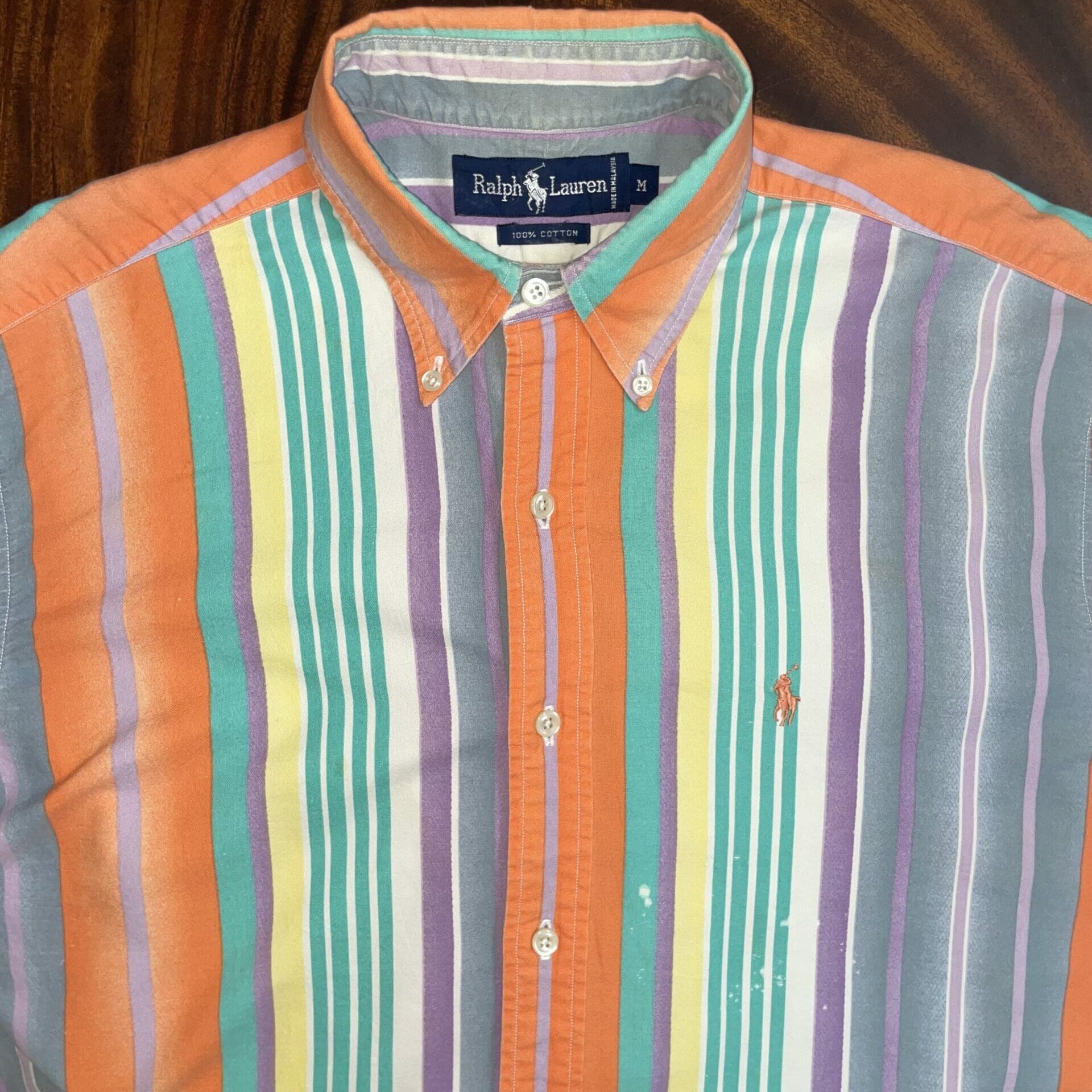 Multi Colour Striped Oxford Shirt