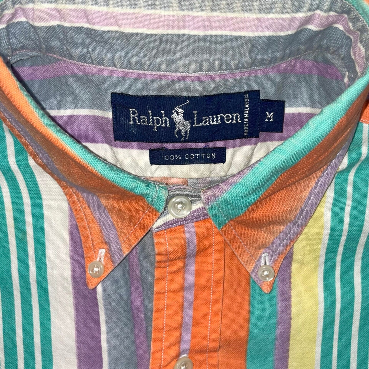 Multi Colour Striped Oxford Shirt