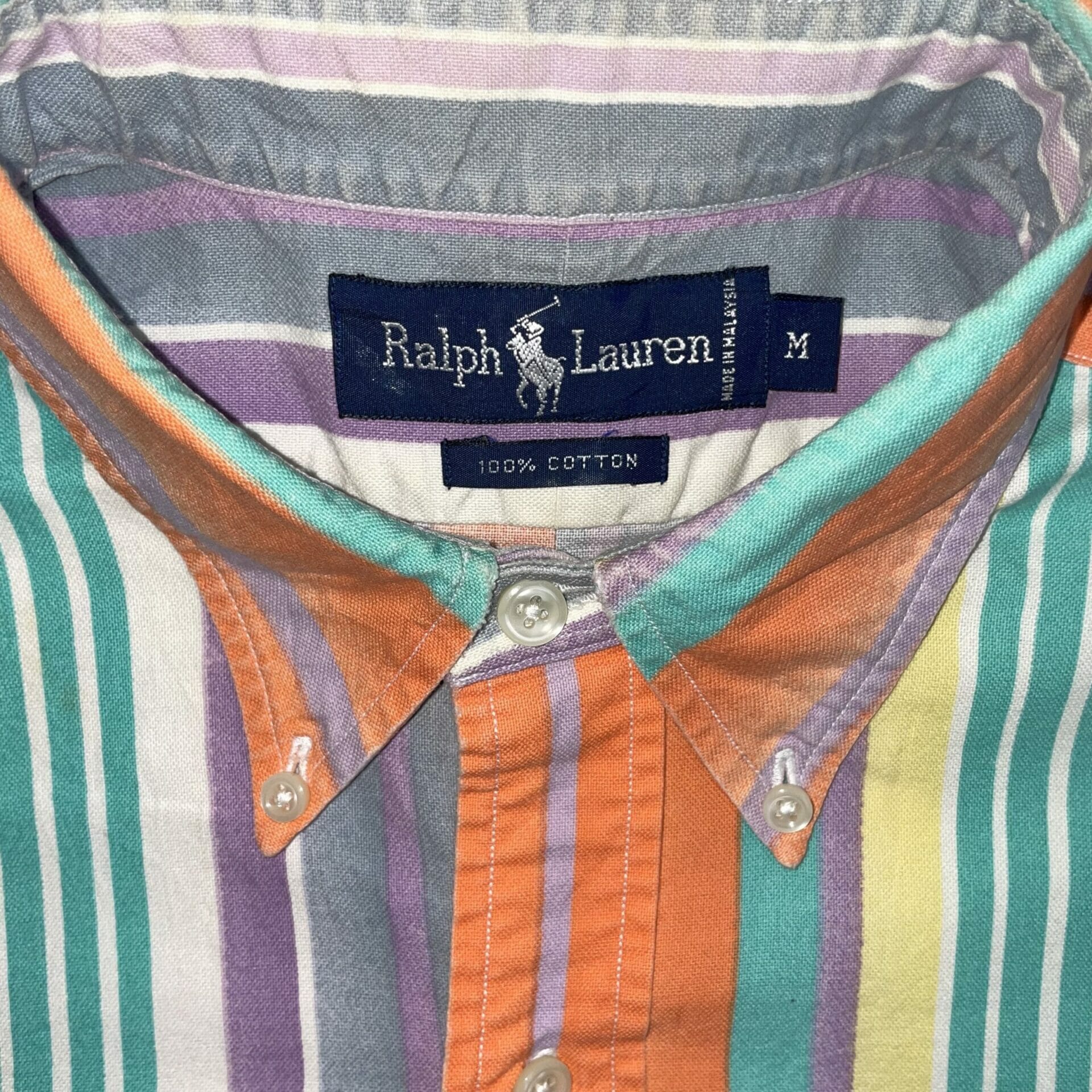 Multi Colour Striped Oxford Shirt