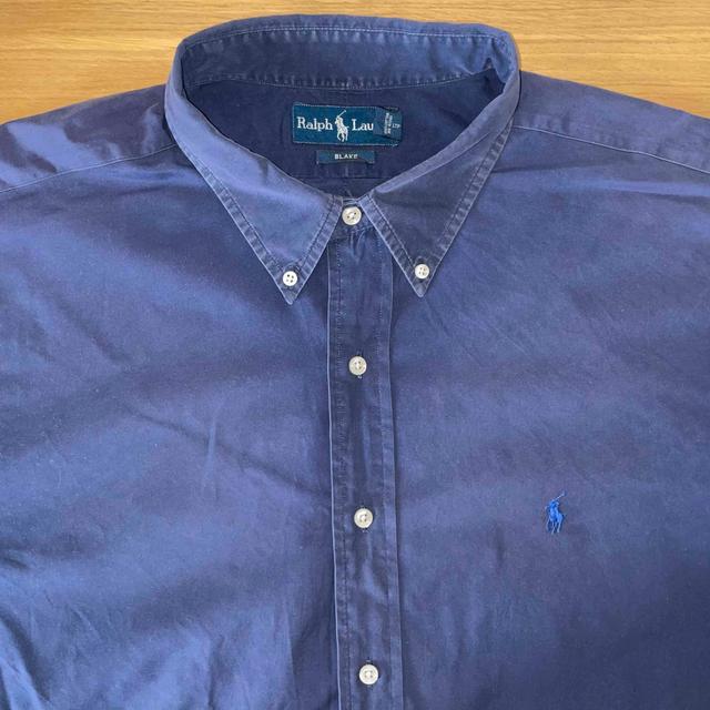 NAVY BLUE OXFORD SHIRT - XXL Men's Polo Ralph Lauren Casual Shirt