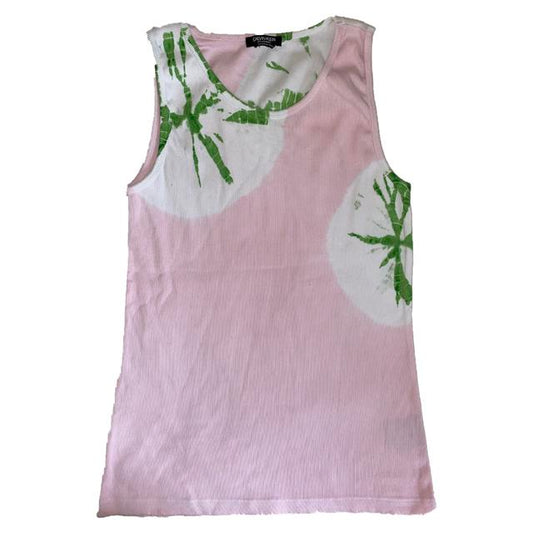 Runway piece alert -  L Women's Calvin Klein Vest Pink Green