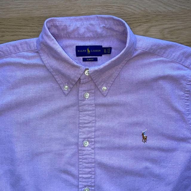 Ralph Lauren purple Oxford shirt -  M Men's Casual Shirt