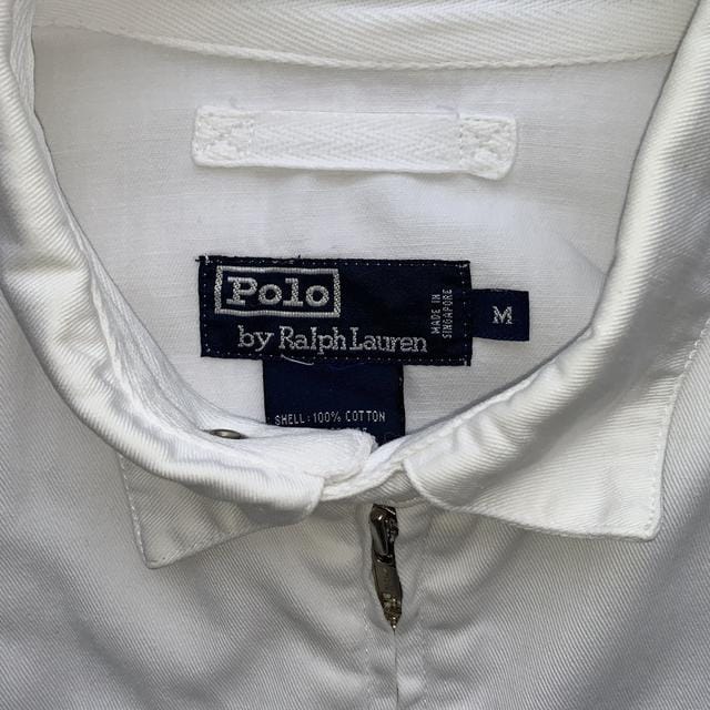 RARE Polo Ralph Lauren CP-92 White Harrington -  M Men's Jacket