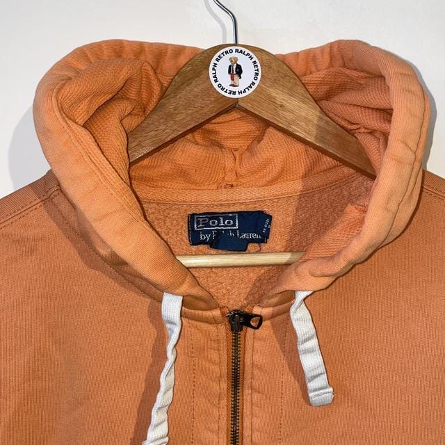 Ralph Lauren Orange Hoodie -  L Men's