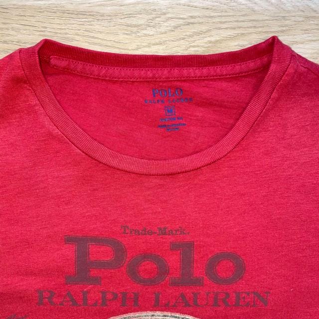 Polo Ralph Lauren Red Duck Print T-Shirt -  M Men's