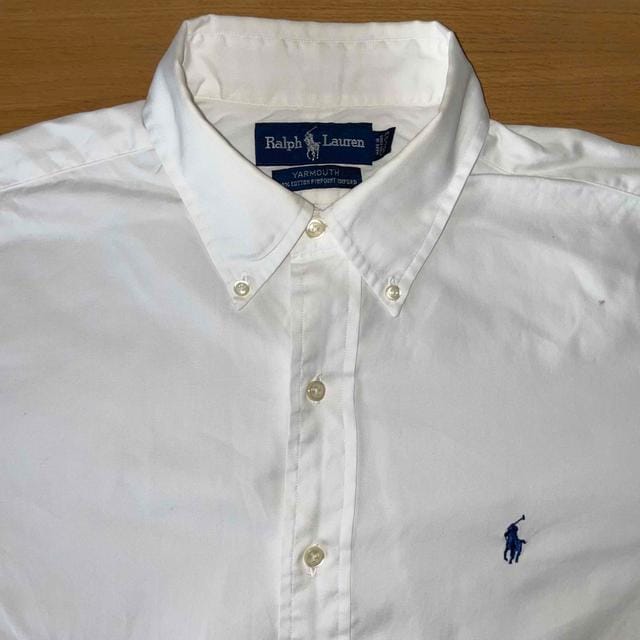 WHITE SHIRT -  L Men's Ralph Lauren Casual Shirt