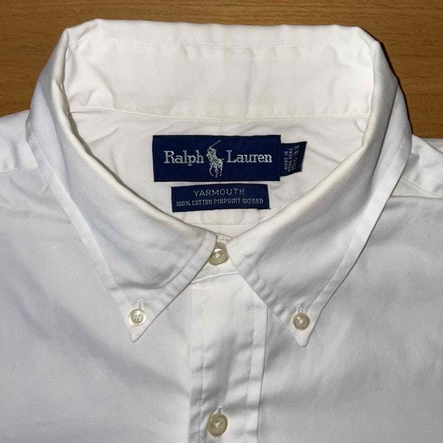 WHITE SHIRT -  L Men's Ralph Lauren Casual Shirt