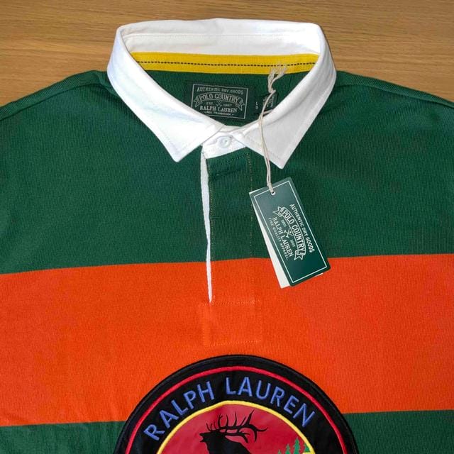 POLO SPORTSMAN LONG SLEEVE RUGBY JERSEY - L Men's Polo Ralph Lauren