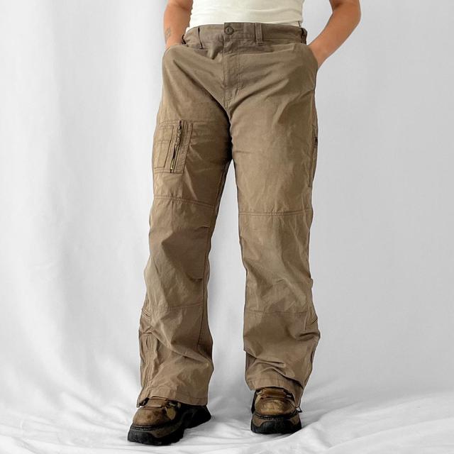 Khaki brown CS Issue multi pocket cargo trousers - 38" Men's Casual Trousers