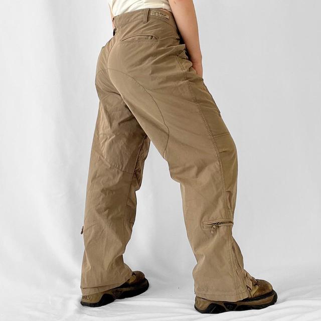 Khaki brown CS Issue multi pocket cargo trousers - 38" Men's Casual Trousers