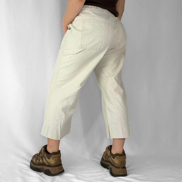 Cream GAP 3/4 length trousers - Size 16 Women's Casual Trousers