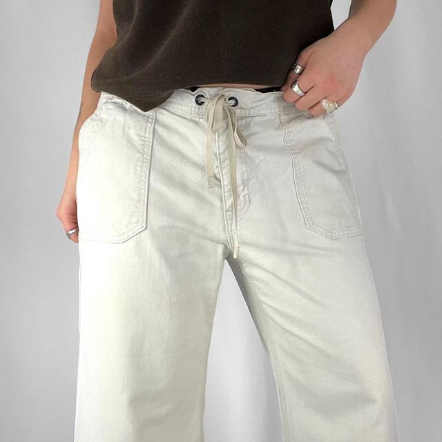 Cream GAP 3/4 length trousers - Size 16 Women's Casual Trousers