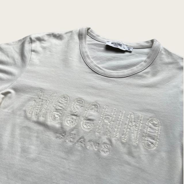 White spell out Moschino Jeans short sleeve T-shirt - M Women's