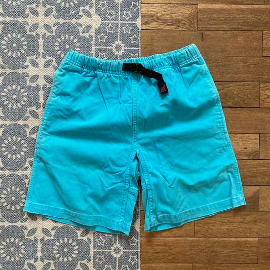 Light blue/ turquoise Gramicci g-pant shorts - S Men's Gramicci Shorts Blue