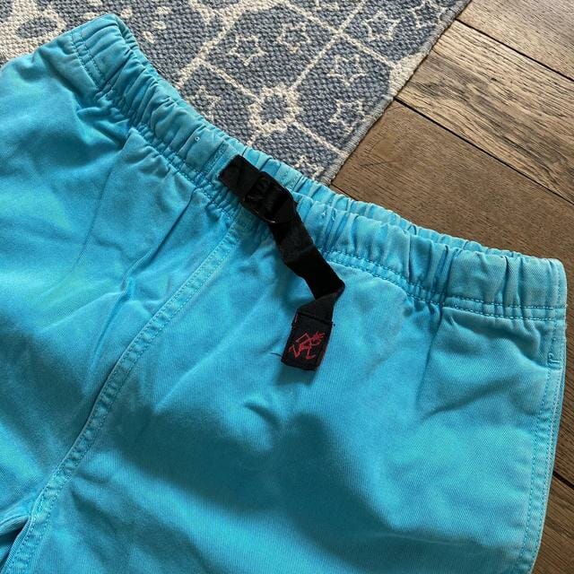 Light blue/ turquoise Gramicci g-pant shorts - S Men's Gramicci Shorts Blue