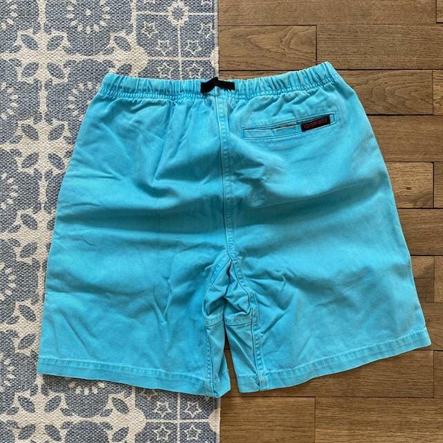 Light blue/ turquoise Gramicci g-pant shorts - S Men's Gramicci Shorts Blue