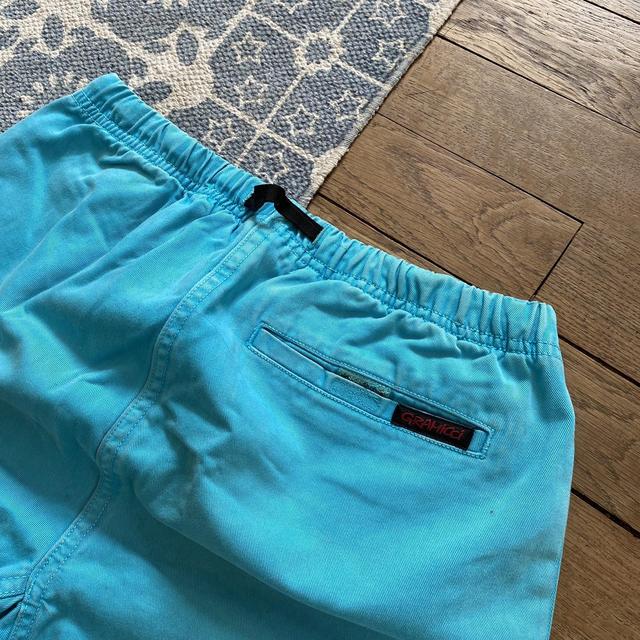 Light blue/ turquoise Gramicci g-pant shorts - S Men's Gramicci Shorts Blue