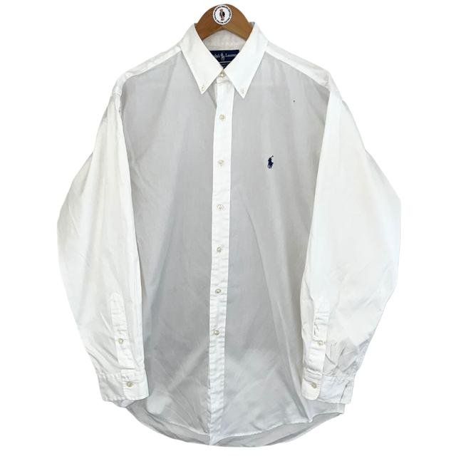 WHITE SHIRT -  L Men's Ralph Lauren Casual Shirt