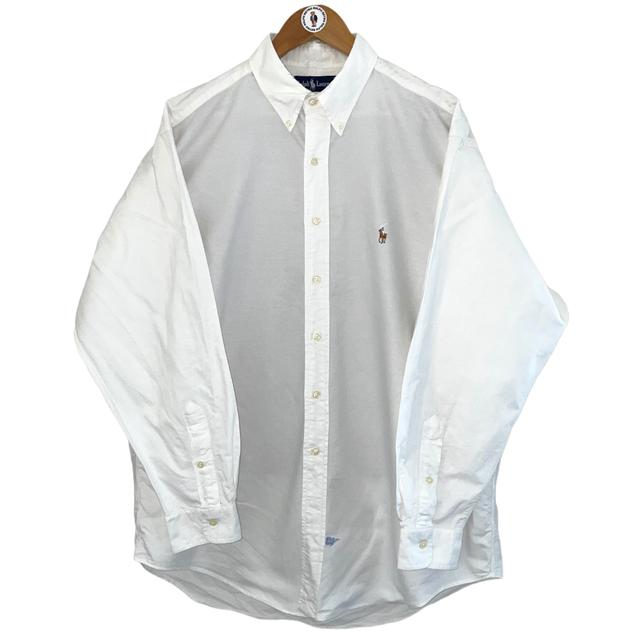 WHITE OXFORD SHIRT -  XL Men's Ralph Lauren Casual Shirt