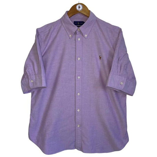 Ralph Lauren purple Oxford shirt -  M Men's Casual Shirt