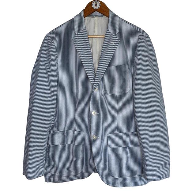 Classic Polo Ralph Lauren Unconstructed Seersucker Blazer -  M Men's