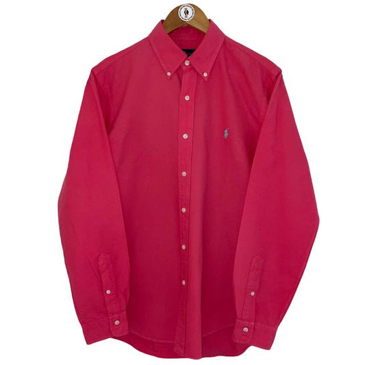 PINK OXFORD SHIRT -  M Men's Ralph Lauren Casual Shirt