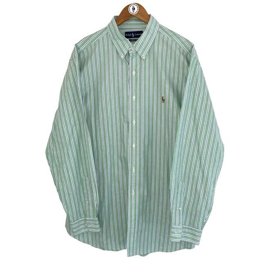 MULTI COLOUR STRIPE OXFORD SHIRT - XL Men's Polo Ralph Lauren Casual Shirt