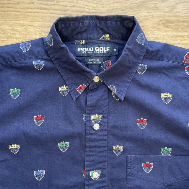 Rare🏌🏼‍♂️ Polo Ralph Lauren Golf Cotton Shirt -  M Men's