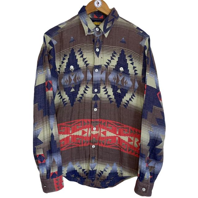 Aztec Print Shirt Ralph Lauren -  M Men's Multicoloured