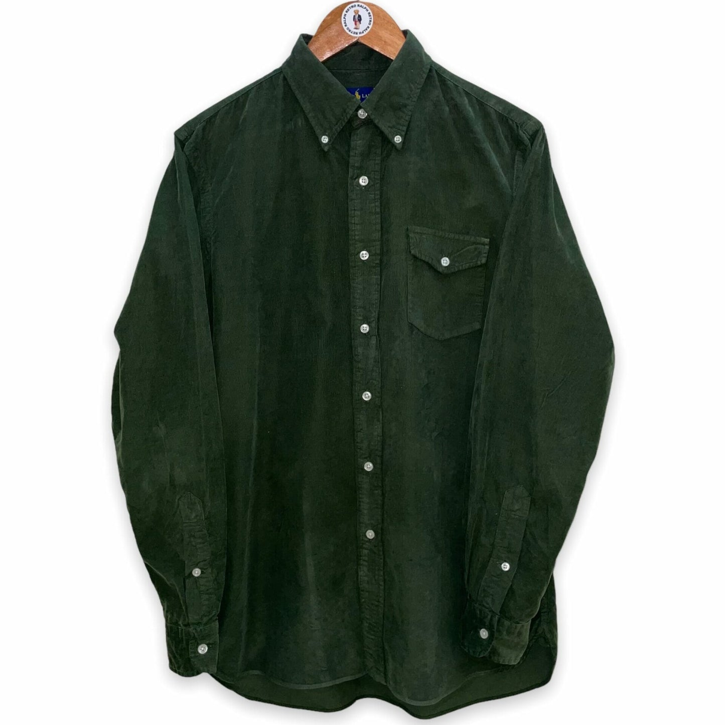 Dark Green Ralph Lauren Corduroy Shirt